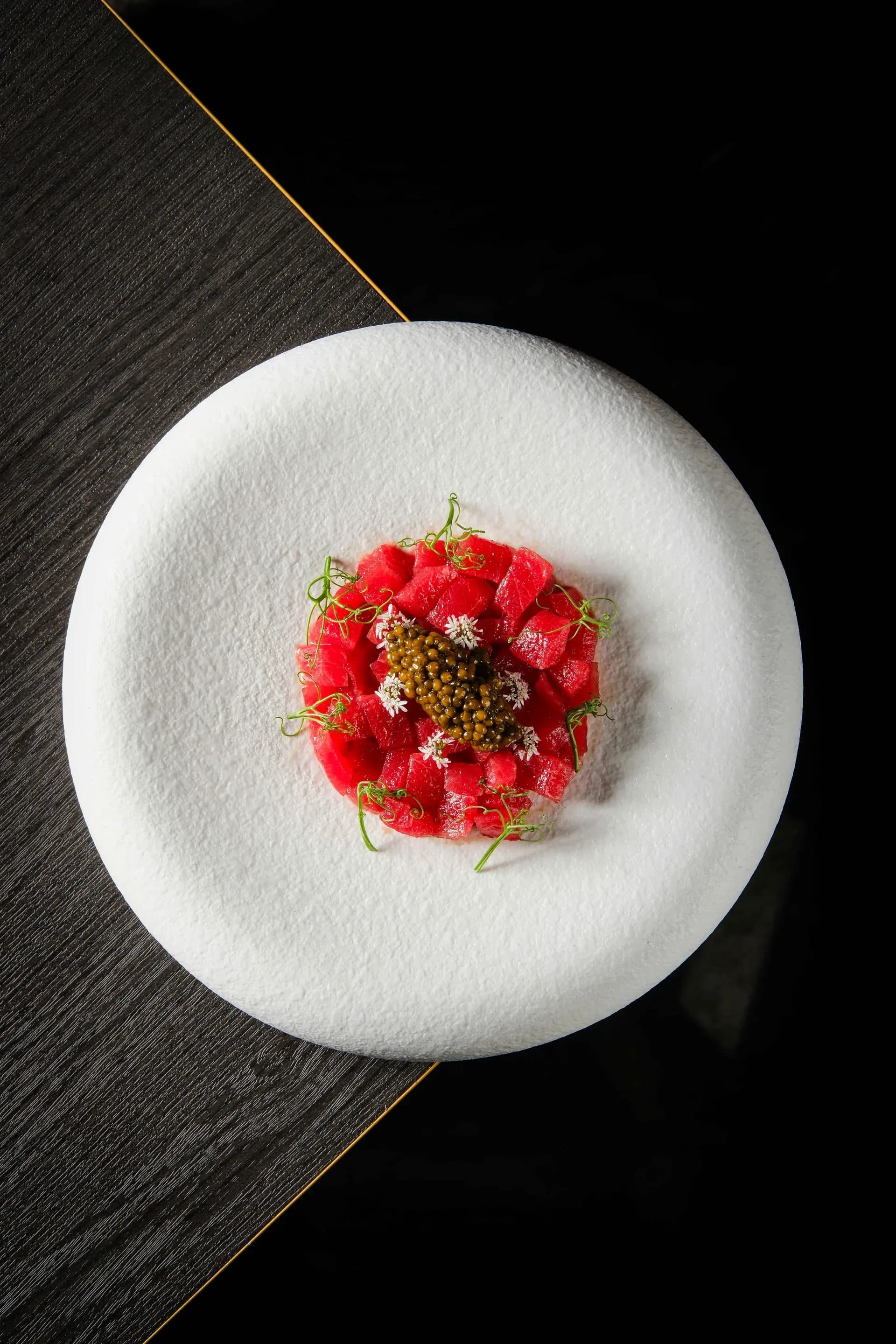 Fermented course from the tasting menu